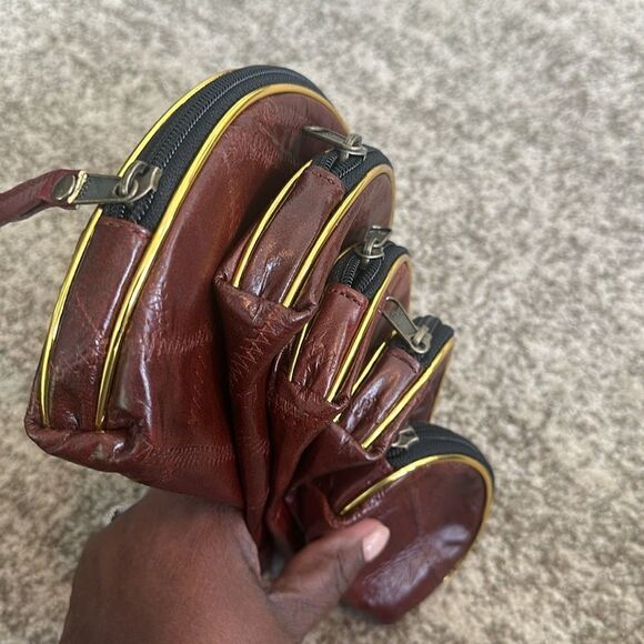 Paris Original Vintage Leather 5 Assorted Pouches Bundle - Picture 5 of 6